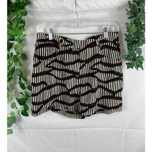 topshop printed high waist shorts